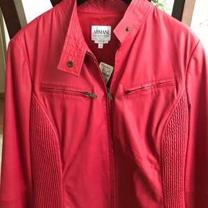 Armani leather jacket